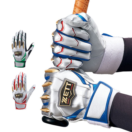 【刺繍1円】2025モデル ゼット プロステイタス バッティンググローブ 限定カラー 天然皮革 両手用 BG1301C 高級 バッティング手袋 バッティンググラブ 打者用手袋 大人 一般 ソフトボール ZETT PROSTATUS