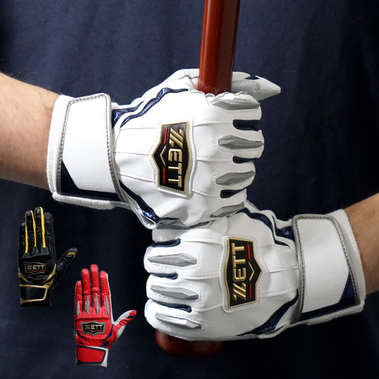 【刺繍1円】2025モデル ゼット プロステイタス 限定 バッティンググローブ 天然皮革 両手用 BG13011D 高級 バッティング手袋 バッティンググラブ 打者用手袋 大人 一般 ソフトボール ZETT PROSTATUS