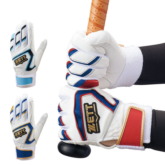 【刺繍1円】2026モデル ゼット ジュニア用 バッティンググローブ ゼロワンステージ 限定カラー 両手用 少年野球 BG19202JB 子供 こども 子ども キッズ Jr 学童野球 リトルリーグ バッティング手袋 バッティンググラブ 打者用手袋 カラー zett