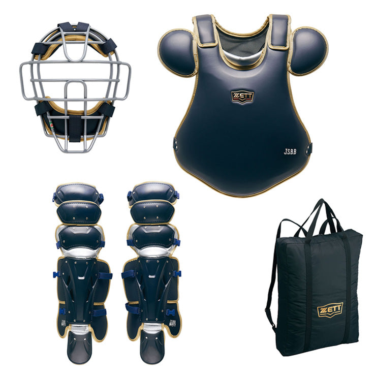 野球⚾️　キャッチャープロテクターセット ゼット 軟式 キャッチャー防具 3点セット ZETT 【野球・ソフト】 野球