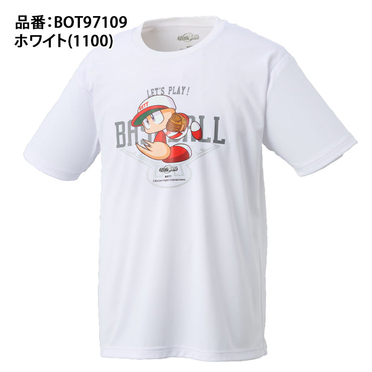 【2026モデル】ゼット 大人用 ジュニア用 パワプロくん コラボ Tシャツ 半袖 メンズ ユニセックス 子供服 実況パワフルプロ野球 BOT97109 一般 こども 子ども 小学生 半袖シャツ スポーツウェア トレーニングウェア 春用 夏用 zett