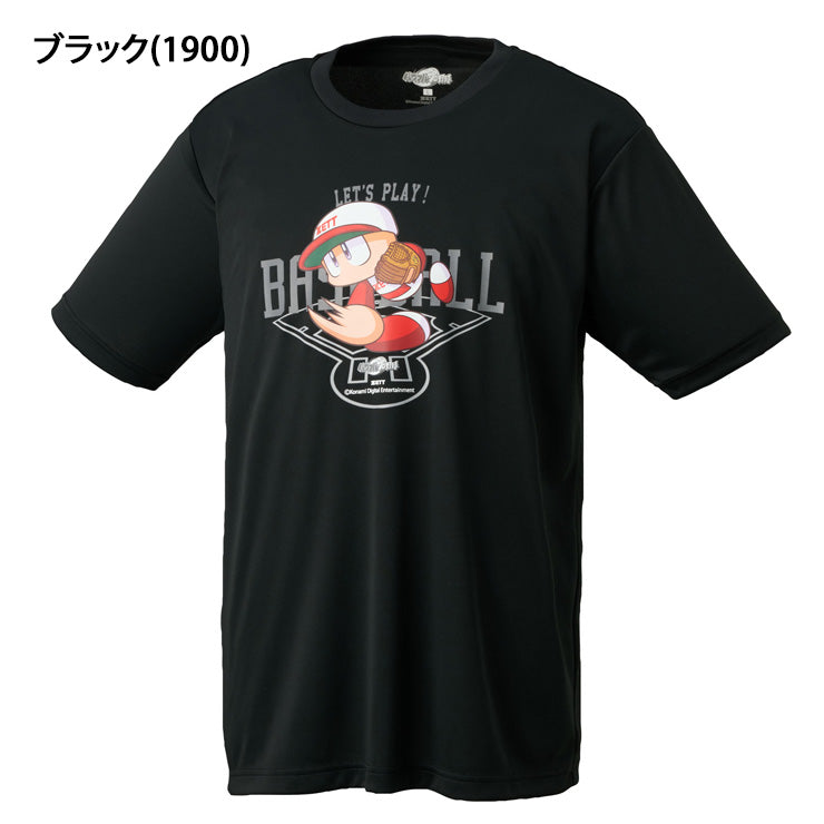 【2026モデル】ゼット 大人用 ジュニア用 パワプロくん コラボ Tシャツ 半袖 メンズ ユニセックス 子供服 実況パワフルプロ野球 BOT97109 一般 こども 子ども 小学生 半袖シャツ スポーツウェア トレーニングウェア 春用 夏用 zett