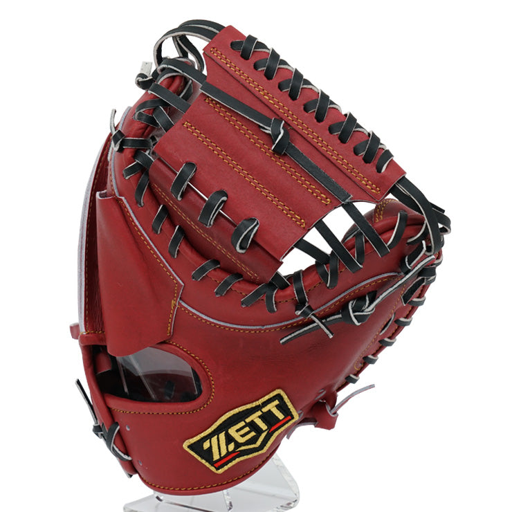 【2025モデル】ゼット プロステイタス 限定 硬式 キャッチャーミット 小指2本入れ仕様 森モデル 右投げ用 高校野球対応 BPROCM962G 捕手用 硬式用 右利き用 大人 一般 高校生 中学生 硬式野球 硬式グローブ 硬式グラブ 硬式ミット 日本製 国産 PROSTATUS ZETT