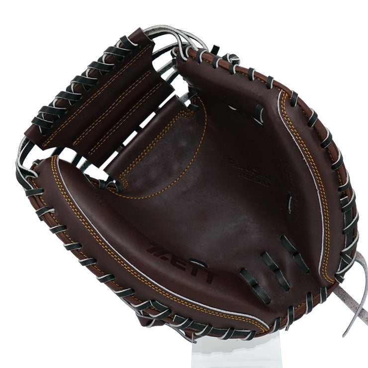 【2025モデル】ゼット プロステイタス 限定 硬式 キャッチャーミット 小指2本入れ仕様 森モデル 右投げ用 高校野球対応 BPROCM962G 捕手用 硬式用 右利き用 大人 一般 高校生 中学生 硬式野球 硬式グローブ 硬式グラブ 硬式ミット 日本製 国産 PROSTATUS ZETT
