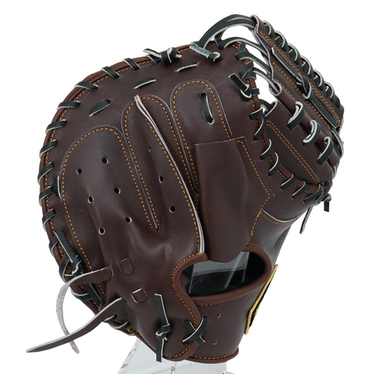 【2025モデル】ゼット プロステイタス 限定 硬式 キャッチャーミット 小指2本入れ仕様 森モデル 右投げ用 高校野球対応 BPROCM962G 捕手用 硬式用 右利き用 大人 一般 高校生 中学生 硬式野球 硬式グローブ 硬式グラブ 硬式ミット 日本製 国産 PROSTATUS ZETT