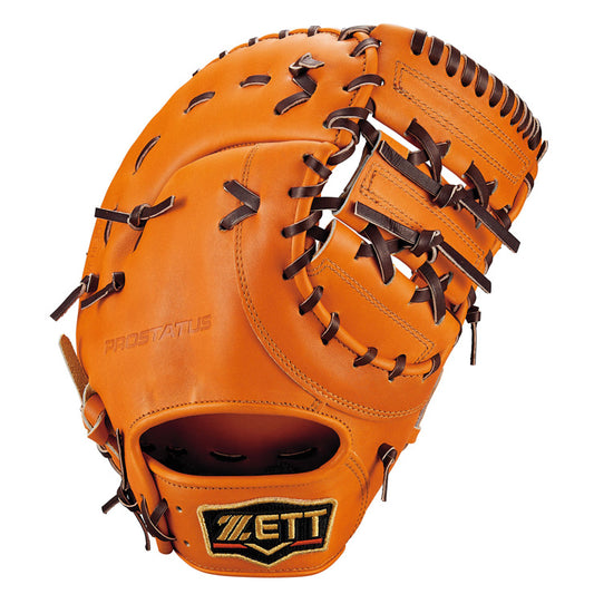 【2025モデル】ゼット プロステイタス 硬式 ファーストミット 右投げ用 高校野球対応 BPROFM333G 一塁手用 硬式用 大人 一般 硬式野球 硬式グローブ 硬式グラブ 硬式ミット 日本製 国産 PROSTATUS ZETT