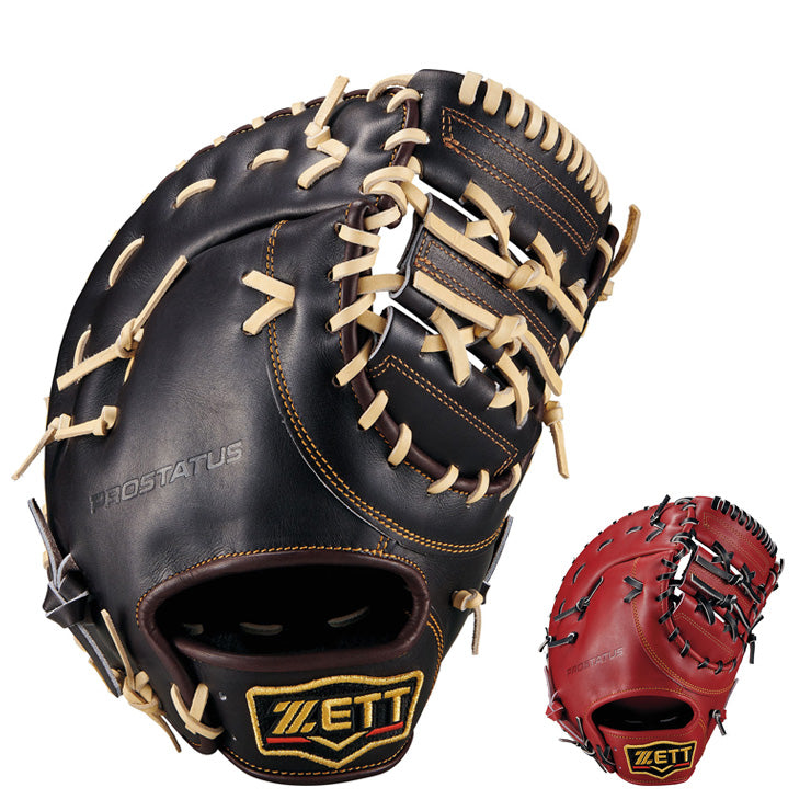 【2026モデル】ゼット プロステイタス 硬式 ファーストミット 右投げ用 高校野球対応 BPROFM333X 一塁手用 硬式用 大人 一般 硬式野球 硬式グローブ 硬式グラブ 硬式ミット 日本製 国産 PROSTATUS ZETT