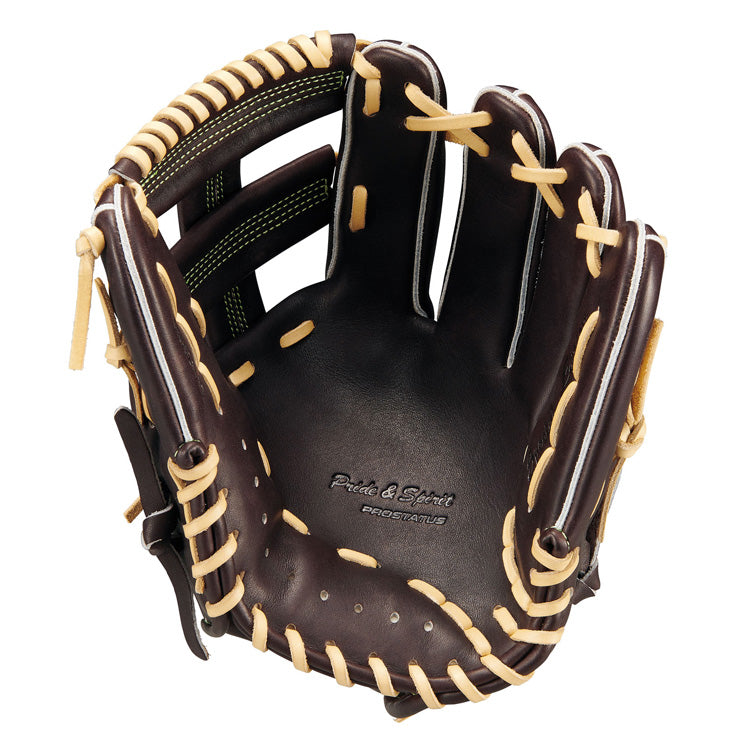 【2026モデル】ゼット プロステイタスSE 軟式 グローブ グラブ 内野手用 吉川モデル 右投げ用 遊撃手・二塁手向け BRGB265SQ 高級 右利き用 中学生 中学軟式 高校軟式 軟式野球 大人 一般 軟式グローブ 軟式グラブ ZETT PROSTATUS