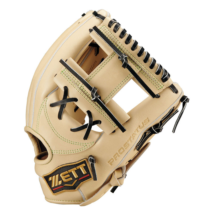 【2026モデル】ゼット プロステイタスSE 軟式 グローブ グラブ 内野手用 今宮モデル 右投げ用 遊撃手・二塁手向け BRGB765S 高級 右利き用 中学生 中学軟式 高校軟式 軟式野球 大人 一般 軟式グローブ 軟式グラブ ZETT PROSTATUS
