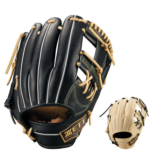 【2026モデル】ゼット プロステイタスSE 軟式 グローブ グラブ 内野手用 今宮モデル 右投げ用 遊撃手・二塁手向け BRGB765S 高級 右利き用 中学生 中学軟式 高校軟式 軟式野球 大人 一般 軟式グローブ 軟式グラブ ZETT PROSTATUS