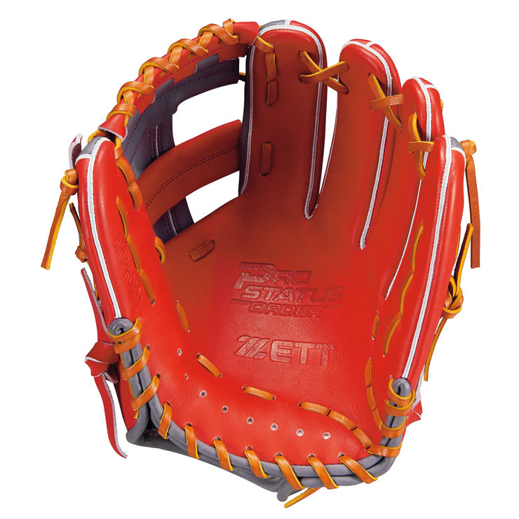 【2026モデル】ゼット プロステイタス 超限定 軟式 グローブ グラブ 内野手用 太田モデル 遊撃手・二塁手向け 右投げ用 BRGPROB31 別注 特別 高級 右利き用 軟式野球 草野球 カラフル カラーグラブ 大人 一般 軟式グローブ 軟式グラブ ZETT PROSTATUS