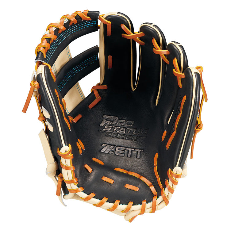 【2026モデル】ゼット プロステイタス 超限定 軟式 グローブ グラブ 内野手用 泉口モデル 遊撃手・二塁手向け 右投げ用 BRGPROG35 別注 特別 高級 右利き用 軟式野球 草野球 中学野球 カラフル カラーグラブ 大人 一般 軟式グローブ 軟式グラブ ZETT PROSTATUS
