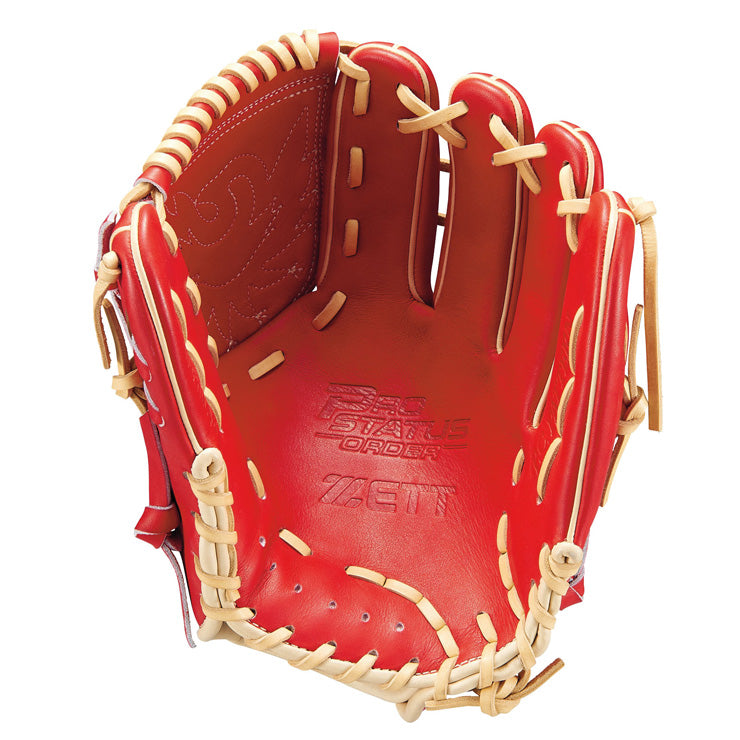 【2026モデル】ゼット プロステイタス 超限定 軟式 グローブ グラブ 投手用 今井モデル 右投げ用 BRGPROL48 ピッチャー用 別注 特別 高級 右利き用 軟式野球 草野球 カラフル カラーグラブ 大人 一般 軟式グローブ 軟式グラブ ZETT PROSTATUS