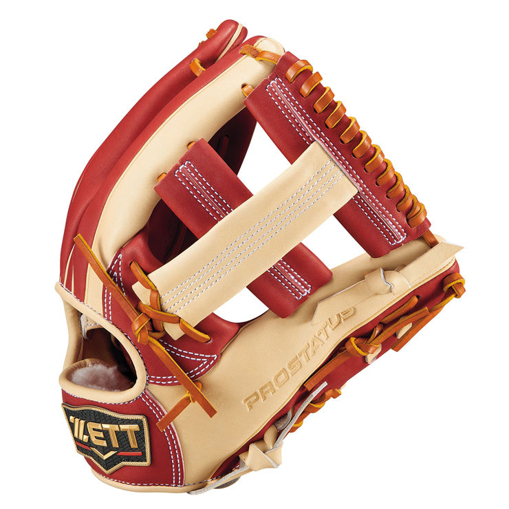 【2026モデル】ゼット プロステイタス 超限定 軟式 グローブ グラブ 内野手用 小幡モデル 遊撃手・二塁手向け 右投げ用 BRGPROT38 別注 特別 高級 右利き用 軟式野球 草野球 中学野球 カラフル カラーグラブ 大人 一般 軟式グローブ 軟式グラブ ZETT PROSTATUS