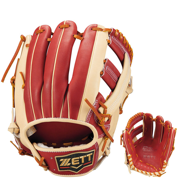 【2026モデル】ゼット プロステイタス 超限定 軟式 グローブ グラブ 内野手用 小幡モデル 遊撃手・二塁手向け 右投げ用 BRGPROT38 別注 特別 高級 右利き用 軟式野球 草野球 中学野球 カラフル カラーグラブ 大人 一般 軟式グローブ 軟式グラブ ZETT PROSTATUS