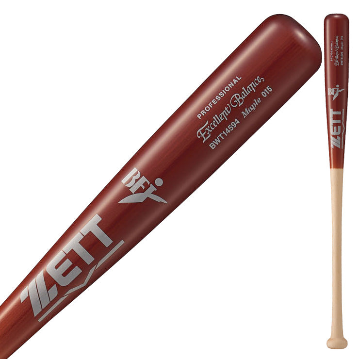 【2025モデル】ゼット 限定 硬式 木製バット エクセレントバランス ハードメイプル 84cm 900g くり抜きあり 大人 一般 BWT14594 社会人野球 大学野球 高校野球 硬式野球 硬式用 硬式バット BFJマーク zett