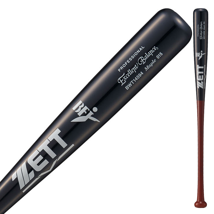 【2025モデル】ゼット 限定 硬式 木製バット エクセレントバランス ハードメイプル 84cm 900g くり抜きあり 大人 一般 BWT14594 社会人野球 大学野球 高校野球 硬式野球 硬式用 硬式バット BFJマーク zett