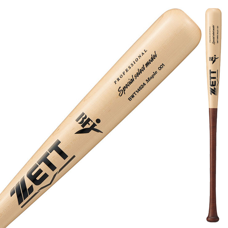 【2026モデル】ゼット 限定 硬式 木製バット スペシャルセレクト ハードメイプル 84cm 85cm 880g 中川 森 頓宮 大人 一般 BWT14624 BWT14625 社会人野球 大学野球 高校野球 硬式野球 硬式用 硬式バット BFJマーク zett
