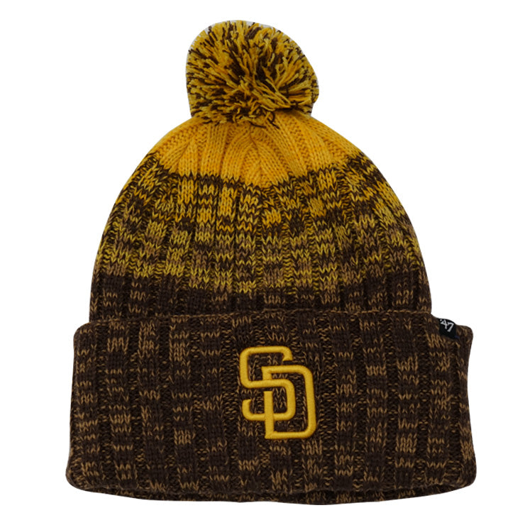 47 フォーティーセブン MLB ポンポン ニット帽 ドジャース ヤンキース パドレス ポンポンニット カフニット ニットキャップ 大人 一般 メンズ レディース 14936739 14936740 14936741 MLB メジャーリーグ おしゃれ かわいい 帽子 ぼうし