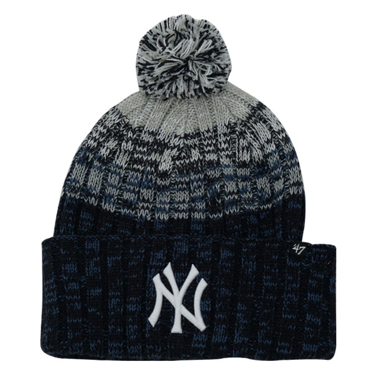 47 フォーティーセブン MLB ポンポン ニット帽 ドジャース ヤンキース パドレス ポンポンニット カフニット ニットキャップ 大人 一般 メンズ レディース 14936739 14936740 14936741 MLB メジャーリーグ おしゃれ かわいい 帽子 ぼうし