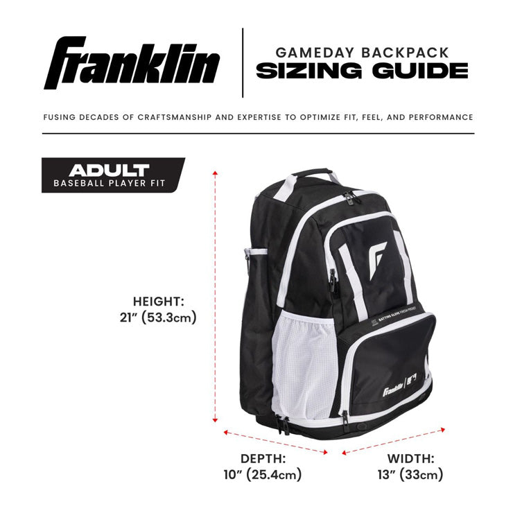 【2026モデル】フランクリン 野球 バックパック リュックサック MLB GAMEDAY BAG 23523C2 大人 一般 ジュニア 少年野球 ベースボールバッグ 野球バッグ スポーツバッグ バッグ かばん カバン バック franklin