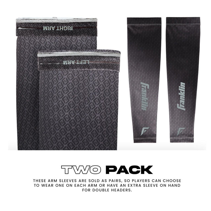 【2026モデル】フランクリン 野球 アームスリーブ 2枚組 両腕用 メンズ ユニセックス 23590 アームカバー アームガード スポーツウェア バスケ テニス アメフト 陸上 マラソン ランニング ジョギング franklin