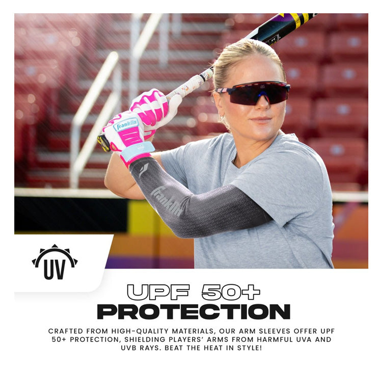 【2026モデル】フランクリン 野球 アームスリーブ 2枚組 両腕用 メンズ ユニセックス 23590 アームカバー アームガード スポーツウェア バスケ テニス アメフト 陸上 マラソン ランニング ジョギング franklin