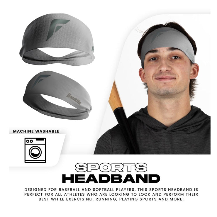 【2026モデル】フランクリン 野球 ヘッドバンド メンズ ユニセックス 23592 ヘアバンド ターバン スポーツウェア バスケ テニス アメフト 陸上 マラソン ランニング ジョギング franklin