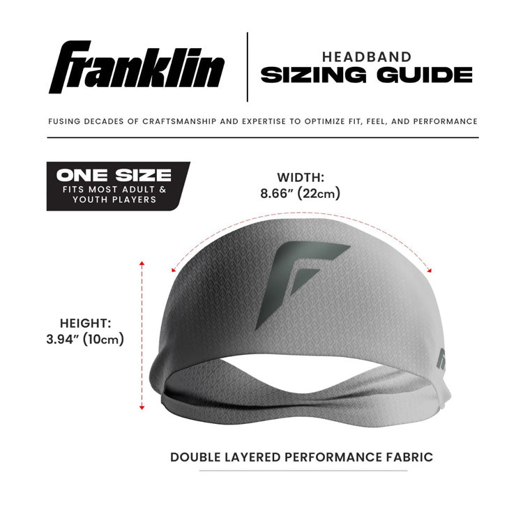 【2026モデル】フランクリン 野球 ヘッドバンド メンズ ユニセックス 23592 ヘアバンド ターバン スポーツウェア バスケ テニス アメフト 陸上 マラソン ランニング ジョギング franklin