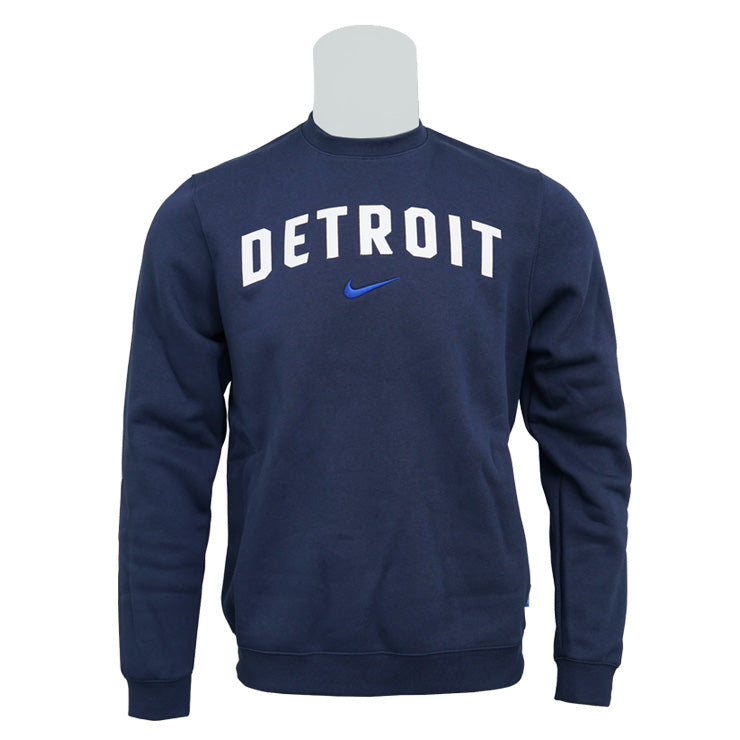 【2026モデル】ナイキ デトロイト・タイガース シティコネクト 長袖 スウェットシャツ トレーナー Detroit Tigers City Connect 2 Hit Crewneck Fleece メンズ NKPU-44B-DG-JST カジュアル 普段着 スポカジ スポーツウェア MLB メジャーリーグ 公式アイテム nike
