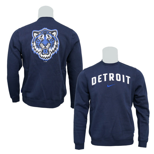 【2026モデル】ナイキ デトロイト・タイガース シティコネクト 長袖 スウェットシャツ トレーナー Detroit Tigers City Connect 2 Hit Crewneck Fleece メンズ NKPU-44B-DG-JST カジュアル 普段着 スポカジ スポーツウェア MLB メジャーリーグ 公式アイテム nike