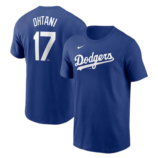 ナイキ 大谷翔平 ロサンゼルス・ドジャース ネーム＆ナンバー 半袖 Tシャツ メンズ ユニセックス N199-4EW-LD9-01E 大谷選手 大谷 グッズ MLB メジャーリーグ nike