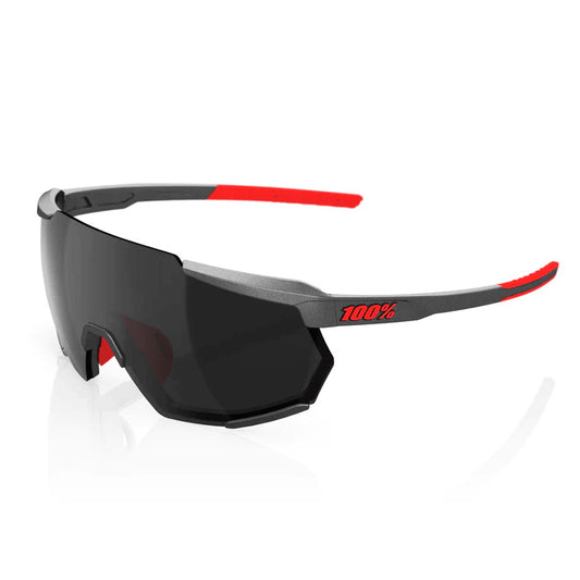 100%(ワンハンドレッド) スポーツサングラス レーストラップ Racetrap 3.0 専用ケース付 メンズ 60004-00010 メガネ 眼鏡 UVカット 紫外線 撥水 スポーツ 野球 ゴルフ 陸上 モトクロス サイクリング 自転車 ランニング ジョギング アウトドア あす楽