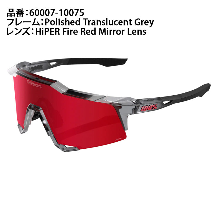 100%(ワンハンドレッド) スポーツサングラス MLB オーセンティック スピードクラフト SPEEDCRAFT メンズ 60007-10075 ミラーレンズ メガネ 眼鏡 UVカット スポーツ 野球 ゴルフ 陸上 モトクロス サイクリング 自転車 ランニング ジョギング アウトドア
