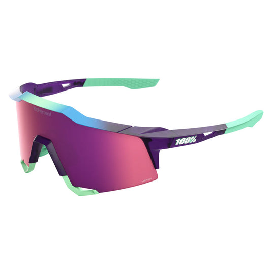 100%(ワンハンドレッド) スポーツサングラス キム・ハソンモデル スピードクラフト SPEEDCRAFT メンズ 61007-10002 ミラーレンズ メガネ 眼鏡 UVカット スポーツ 野球 ゴルフ 陸上 モトクロス サイクリング 自転車 ランニング ジョギング アウトドア