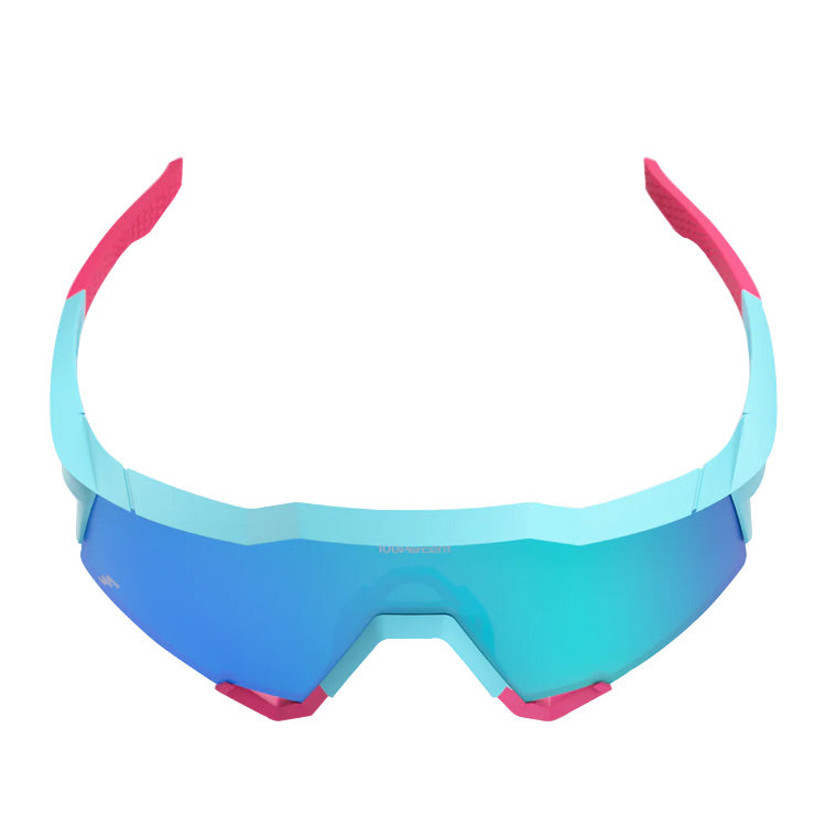 100%(ワンハンドレッド) スポーツサングラス スピードクラフト フェルナンド・タティスJrモデル Tatis4 専用ケース付 メンズ 62008-00001 SPEEDCRAFT ミラーレンズ 眼鏡 UVカット スポーツ 野球 ゴルフ 陸上 サイクリング 自転車 ランニング ジョギング アウトドア