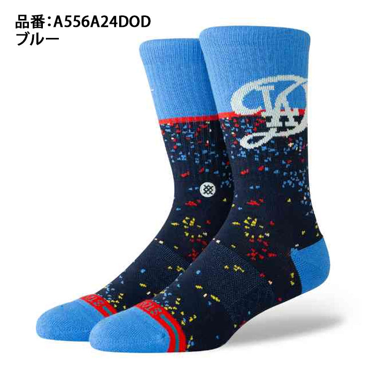 STANCE スタンス ロサンゼルス・ドジャース クルーソックス DODGERS TS CREW 大人用 1足入り すね丈 A556A24DOD 一般 スポーツソックス 靴下 おしゃれ オシャレ かっこいい