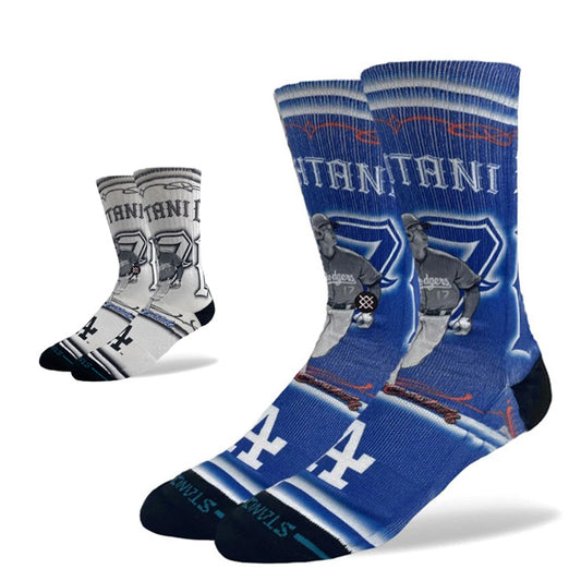 STANCE スタンス 大谷翔平 ミスターカートゥーン コラボ クルーソックス OHTANI SHOHEI CARTOON CREW 大人用 1足入り すね丈 A556B24OHT A556B24SHO 一般 スポーツソックス 靴下 おしゃれ オシャレ かっこいい