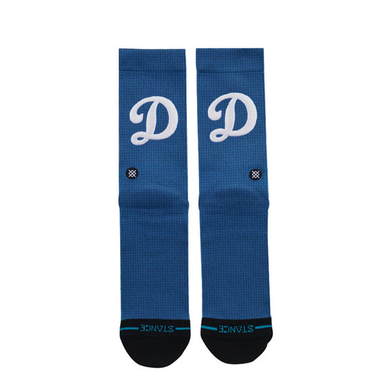 STANCE スタンス ロサンゼルス・ドジャース Dロゴ クルーソックス DODGERS BP 大人用 1足入り すね丈 A556A25DBP 一般 スポーツソックス 靴下 おしゃれ オシャレ かっこいい