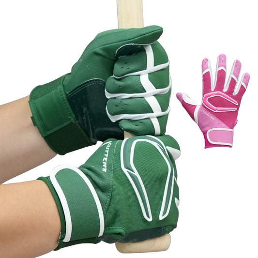 【刺繍1円】2025モデル カッターズ バッティンググローブ パワーコントロール 4.0 両手用 限定カラー 大人 一般 B444 バッティング手袋 バッティンググラブ 打者用手袋 cutters