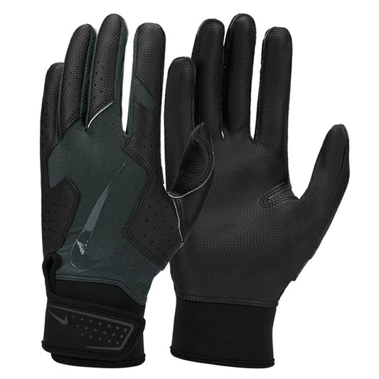 【2025モデル】ナイキ バッティンググローブ アルファ2.0 両手用 一般向け ブラック×アンスラサイト 大人 BA1201-086 バッティング手袋 バッティンググラブ 打者用手袋 草野球 練習 試合 ソフトボール NIKE