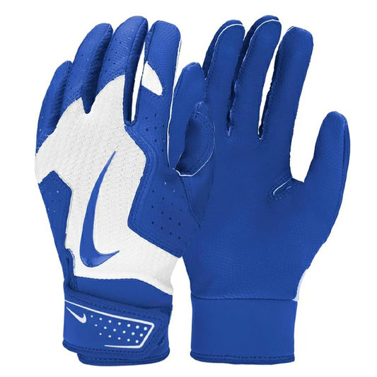 【2025モデル】ナイキ ジュニア用 バッティンググローブ アルファ2.0 両手用 少年野球 ホワイト×ゲームロイヤル BA1202-176 バッティング手袋 バッティンググラブ 打者用手袋 こども キッズ Jr 子ども 学童野球 リトルリーグ 練習 試合 ソフトボール NIKE