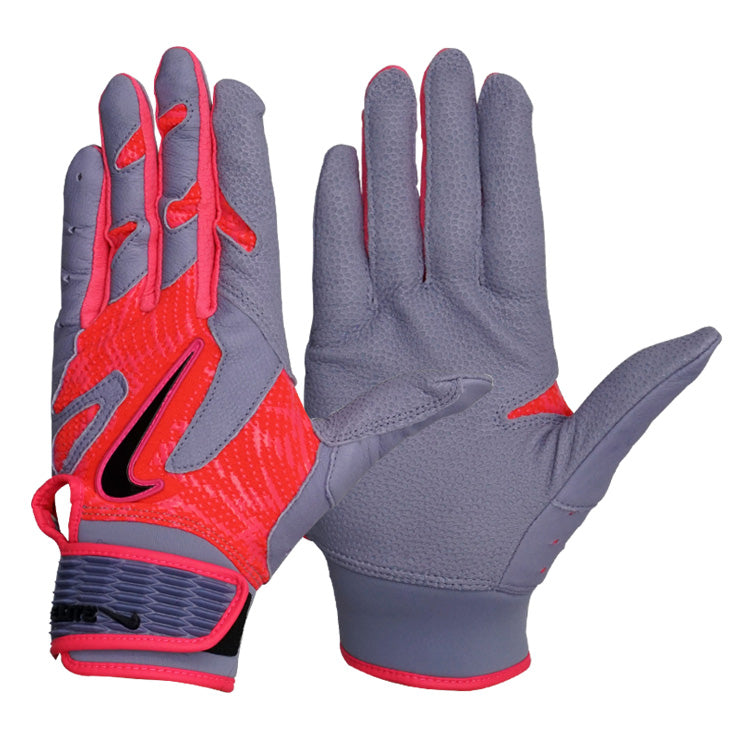 【2026モデル】ナイキ バッティンググローブ アルファ エリート 2.0 両手用 天然皮革 一般向け ハイパーピンク×アイアンパープル 大人 BA1203-656 バッティング手袋 バッティンググラブ 打者用手袋 草野球 練習 試合 ソフトボール NIKE