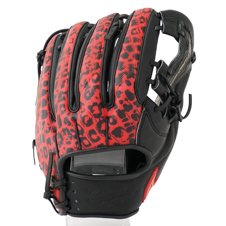 【2025モデル】ナイキ 軟式 グローブ グラブ 内野手用 ヴェイパーエリート SNAKE EYES 右投げ用 ブラック×ブライトクリムゾン 硬式使用可能 BA2001-025 軟式野球 大人 一般 草野球 軟式グローブ 軟式グラブ nike