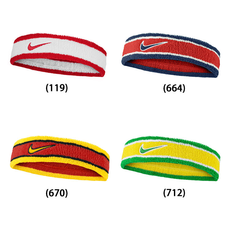 【2026モデル】ナイキ ヘッドバンド スウッシュ クラシック ヘッドバンド WC メンズ レディース ユニセックス BN1101 ターバン ヘアバンド ヘアーバンド 髪留め 汗止め スポーツ 野球 アメフト バスケ テニス ランニング トレーニング nike