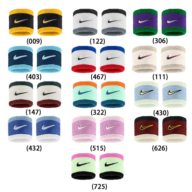 全13色 ナイキ リストバンド 2個入り スウッシュ クラシック リスト