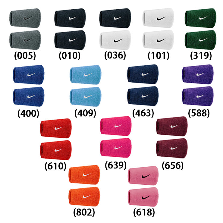 全13色 ナイキ リストバンド 2個入り スウッシュ クラシック ダブル