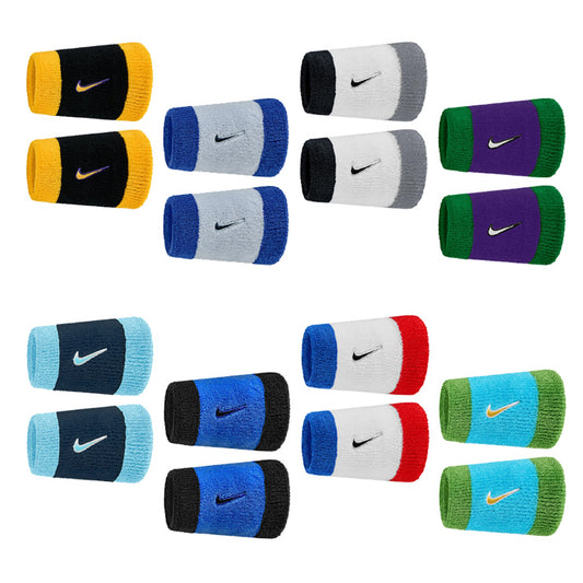 全8色 ナイキ リストバンド 2個入り スウッシュ クラシック ダブルワイド リストバンド 両手用 BN4000 汗拭き 手首 汗 汗ふき アクセサリー 野球 バスケ テニス ランニング トレーニング スポーツ 小物 nike