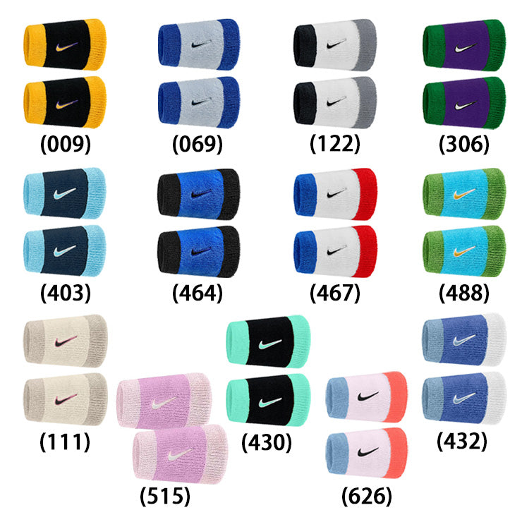全13色 ナイキ リストバンド 2個入り スウッシュ クラシック ダブル