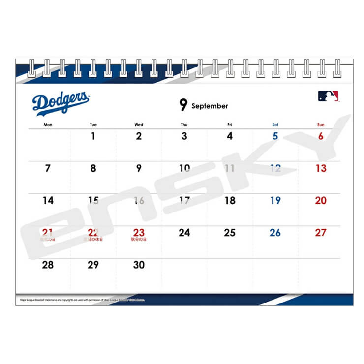 2026年 大谷翔平 卓上カレンダー 2026年1月始まり 令和8年カレンダー デスクカレンダー CL-552 ロサンゼルス・ドジャース 大谷翔平選手 大谷選手 大谷 グッズ